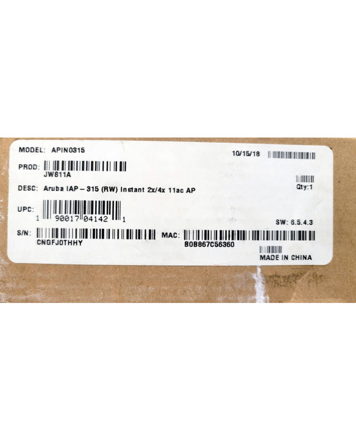 Aruba IAP-315 (JW811A)
