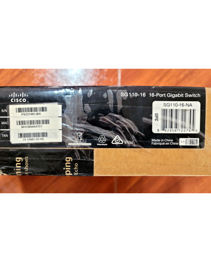 (REMATE) Cisco SG110-16-NA