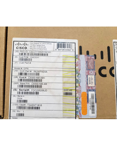(REMATE) Cisco C9300-NM-4M (REMATE) Cisco C9300-NM-4M