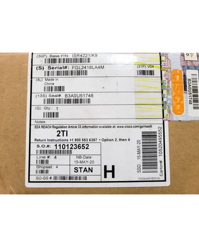 (REMATE) Cisco ISR4221/K9